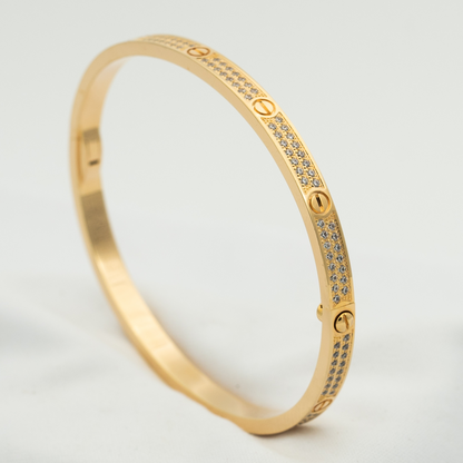 [Love's Uplift]LOVE BRACELET 3.65MM DIAMOND-PAVED