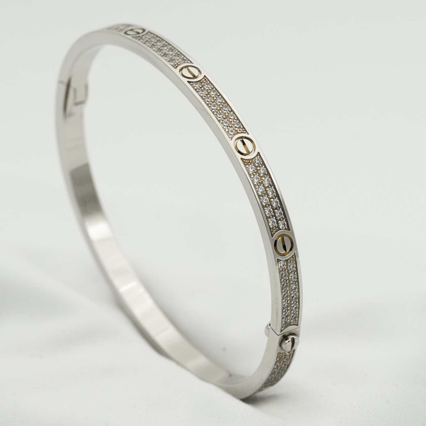 [Love's Uplift]LOVE BRACELET 3.65MM DIAMOND-PAVED
