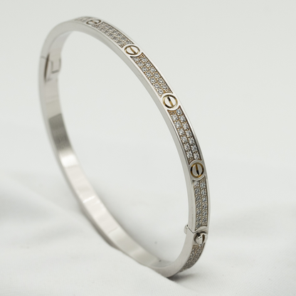 [Love's Uplift]LOVE BRACELET 3.65MM DIAMOND-PAVED