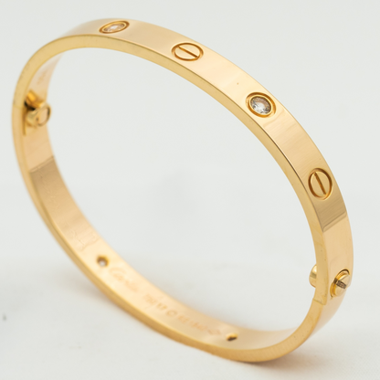 [Love's Uplift]LOVE BRACELET 6.1MM 4 DIAMONDS