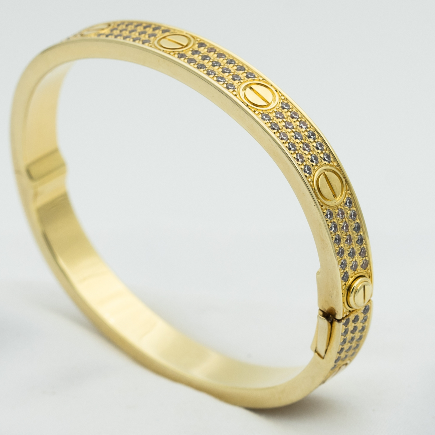 [Love's Uplift]LOVE BRACELET 6.1MM DIAMOND-PAVED