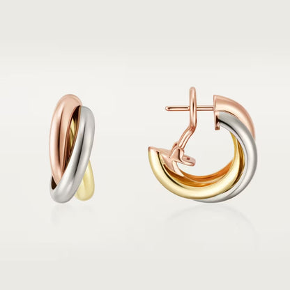 [Love's Uplift]TRINITY ON DIAMOND CLASSIC EARRINGS