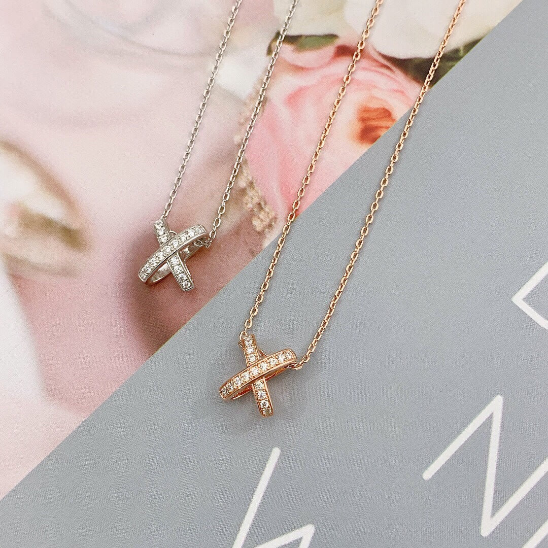 [Love's Uplift]JEUX DE DIAMOND NECKLACE
