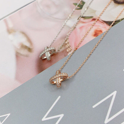 [Love's Uplift]JEUX DE DIAMOND NECKLACE