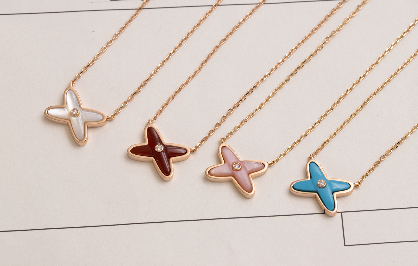 [Love's Uplift]JEUX DE NECKLACE 1 DIAMOND