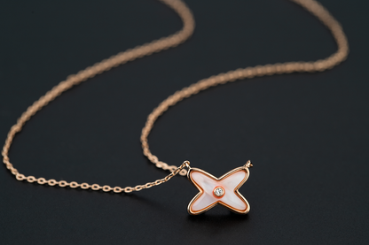 [Love's Uplift]JEUX DE NECKLACE 1 DIAMOND