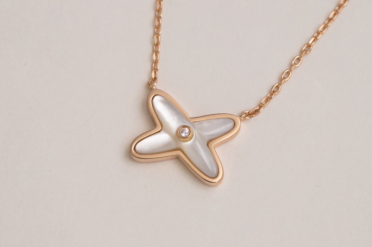 [Love's Uplift]JEUX DE NECKLACE 1 DIAMOND