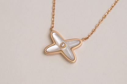 [Love's Uplift]JEUX DE NECKLACE 1 DIAMOND