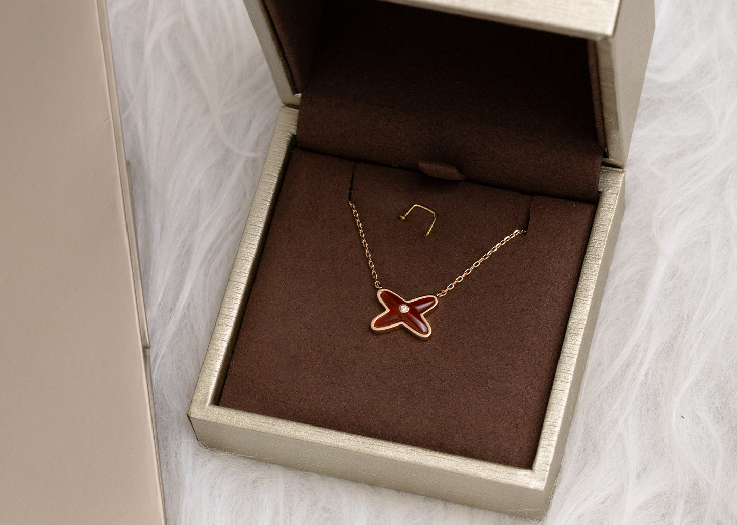 [Love's Uplift]JEUX DE NECKLACE 1 DIAMOND