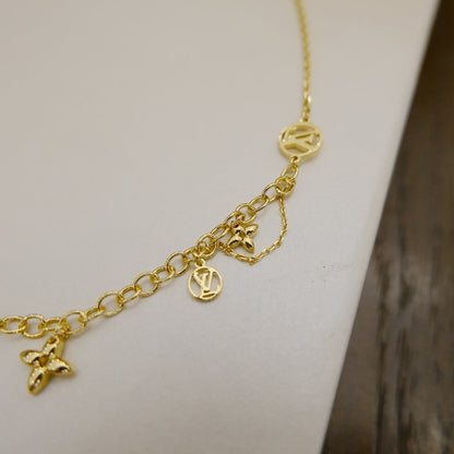 [Love's Uplift]BLOOMING SUPPLE NECKLACE BRASS