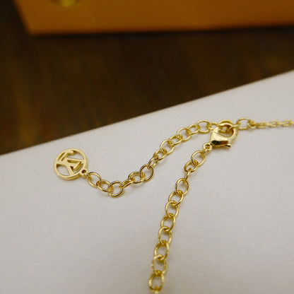 [Love's Uplift]BLOOMING SUPPLE NECKLACE BRASS