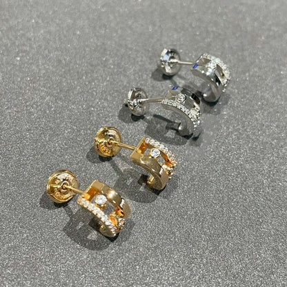 [Love's Uplift ]MOVE ROMANE EARRINGS DIAMOND