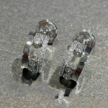 [Love's Uplift ]MOVE ROMANE EARRINGS DIAMOND