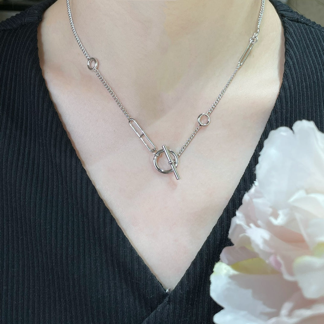 [Love's Uplift]HM STERLING CHAINE D'ANCRE HEART