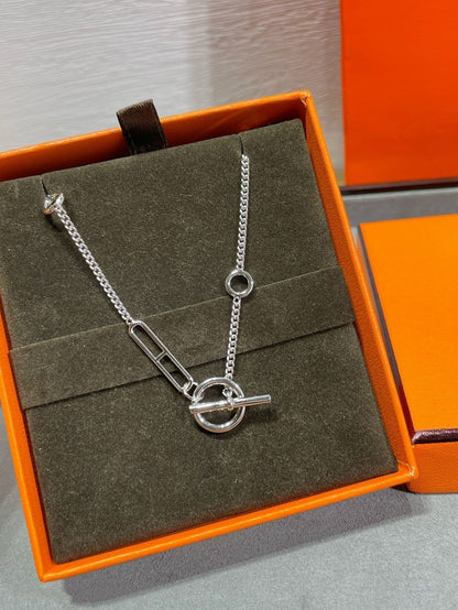 [Love's Uplift]HM STERLING CHAINE D'ANCRE HEART
