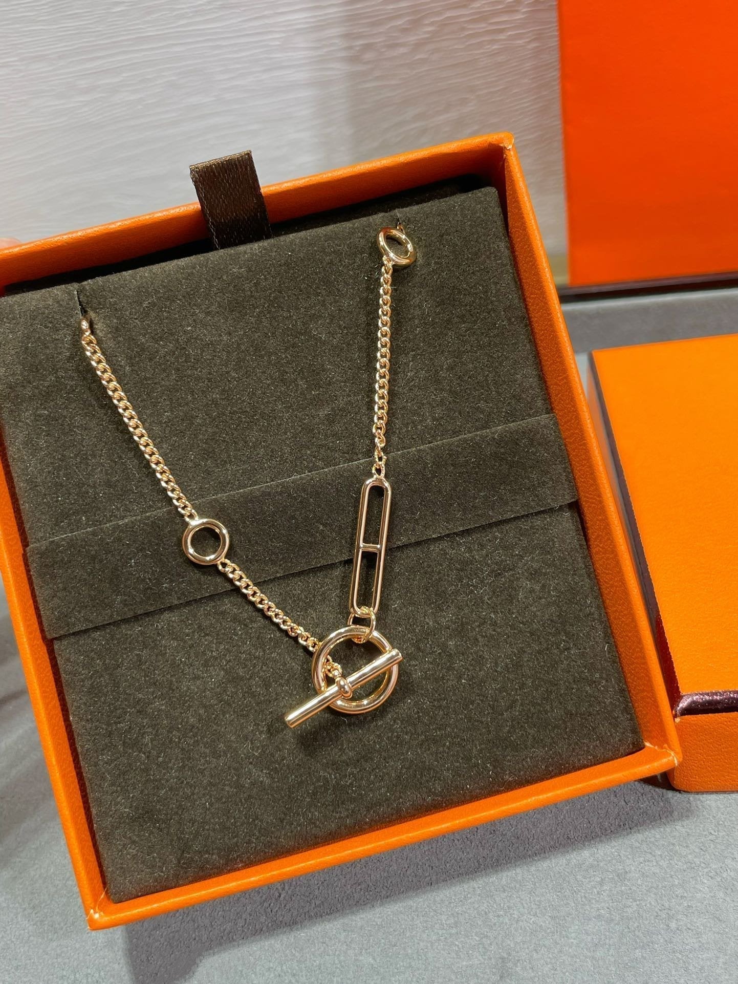 [Love's Uplift]HM STERLING CHAINE D'ANCRE HEART