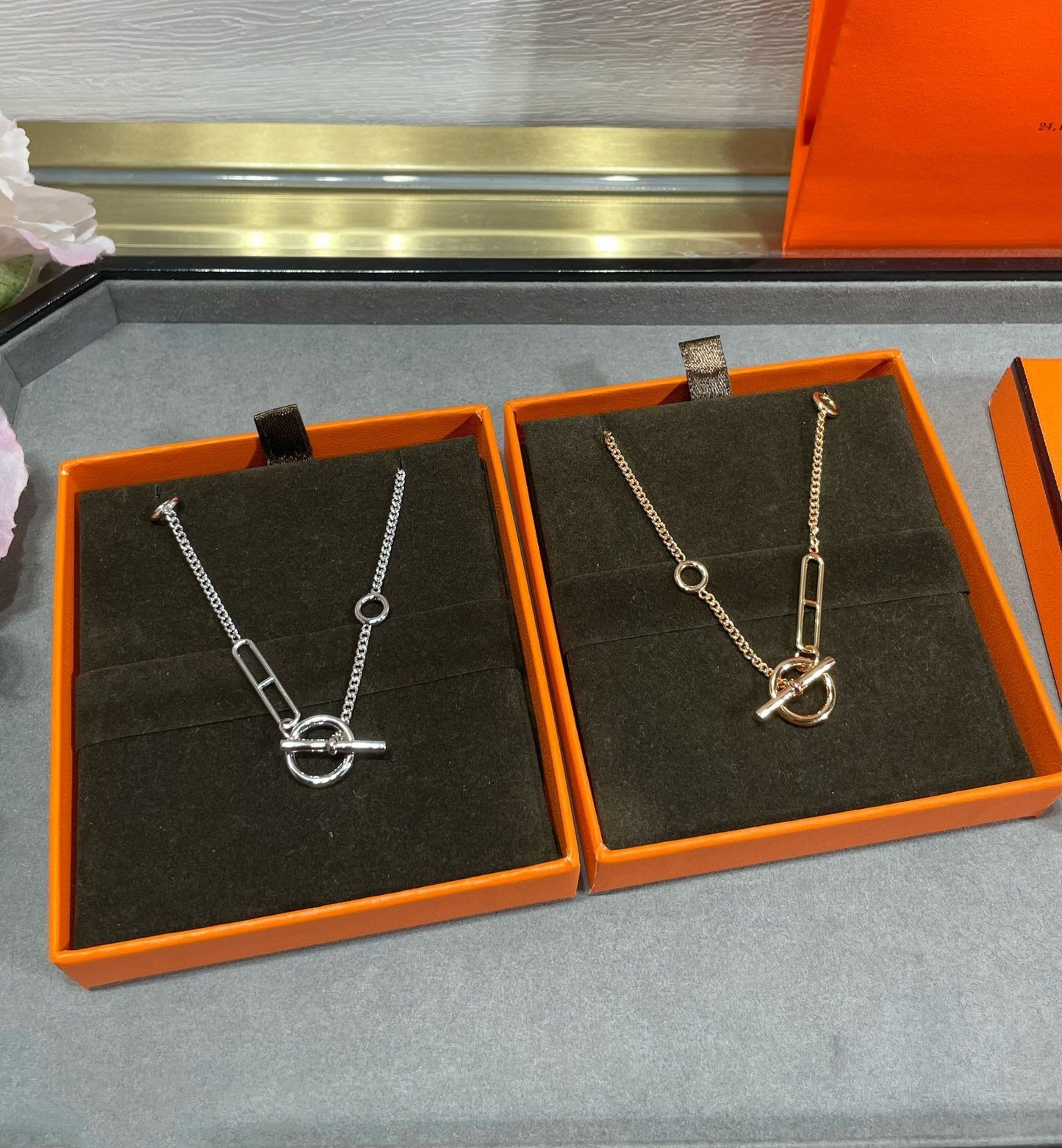 [Love's Uplift]HM STERLING CHAINE D'ANCRE HEART