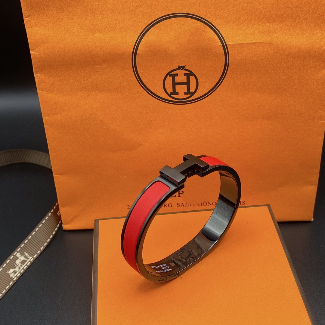 [Love's Uplift]CLIC HM SO BLACK RED BRACELET