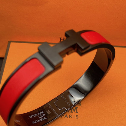 [Love's Uplift]CLIC HM SO BLACK RED BRACELET