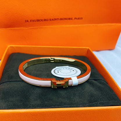 [Love's Uplift]CLASSIC HM CLIC  PINK 8MM ENAMEL BRACELET