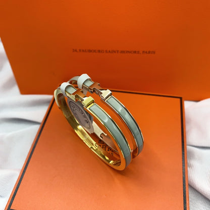 [Love's Uplift]CLASSIC HM CLIC GREEN 8MM ENAMEL BRACELET