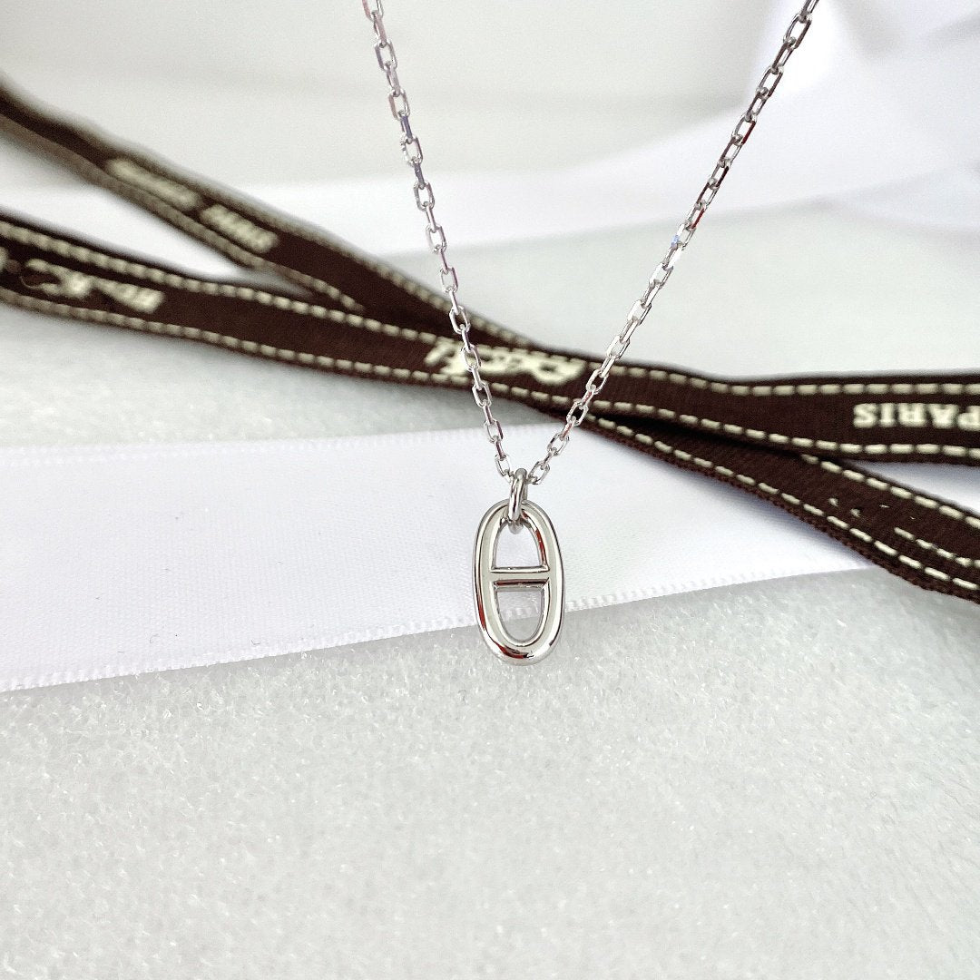 [Love's Uplift]HM PIG NOSE NECKLACE