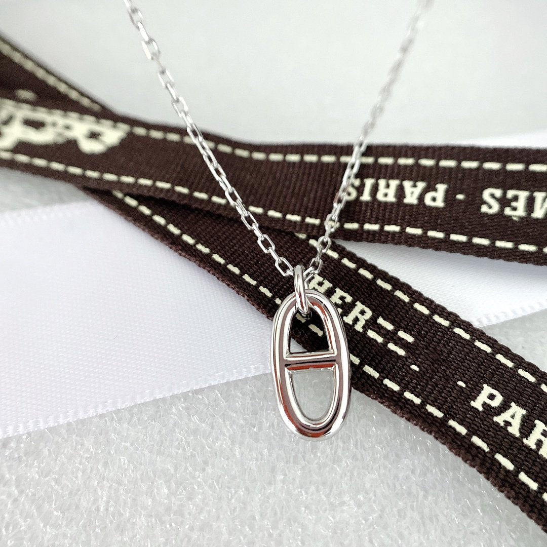 [Love's Uplift]HM PIG NOSE NECKLACE