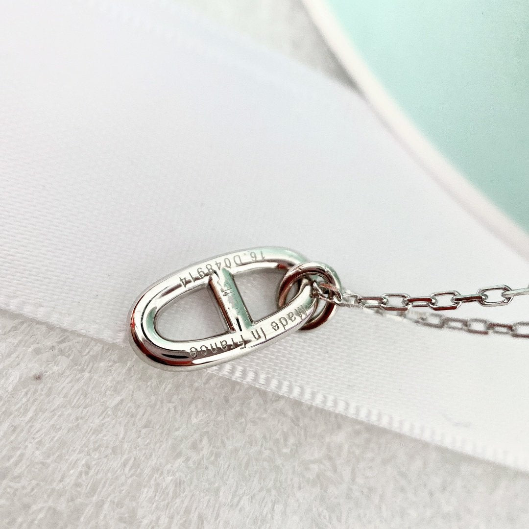 [Love's Uplift]HM PIG NOSE NECKLACE