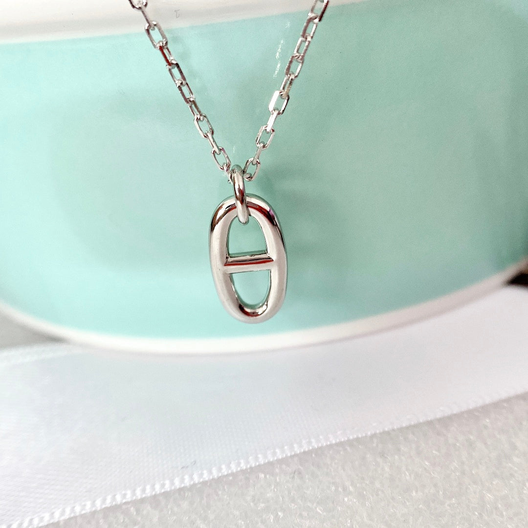 [Love's Uplift]HM PIG NOSE NECKLACE