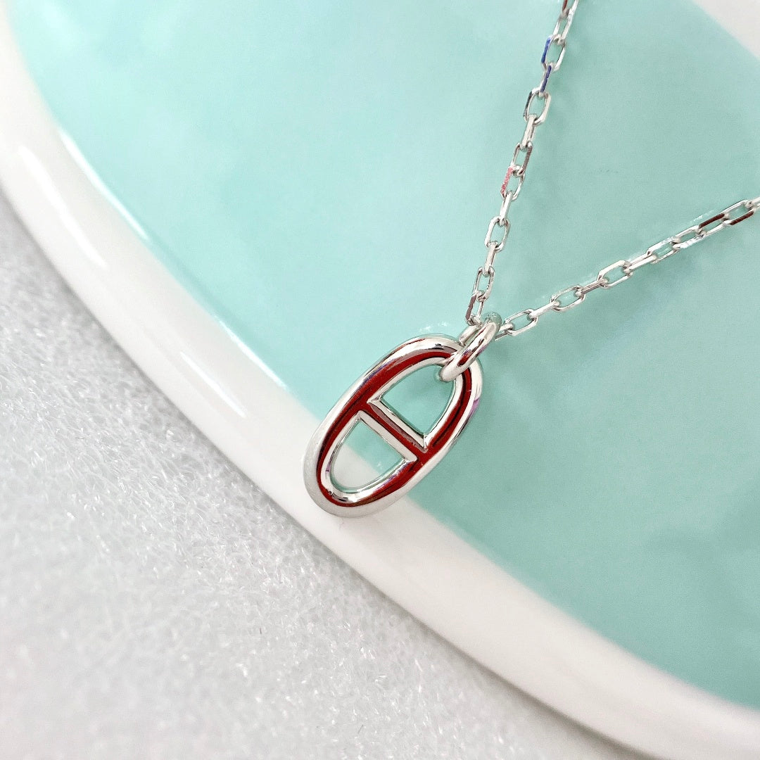 [Love's Uplift]HM PIG NOSE NECKLACE