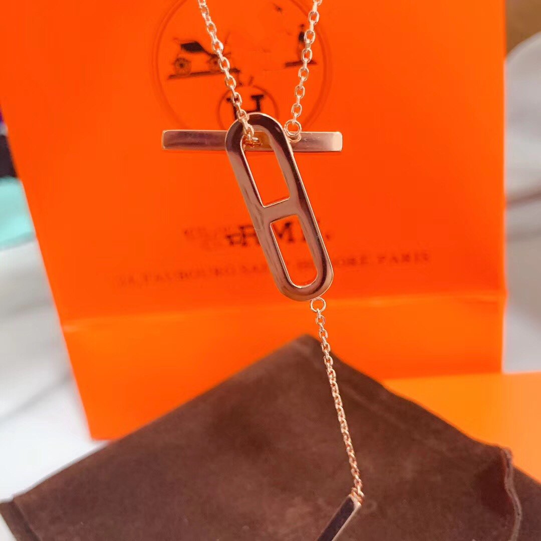 [Love's Uplift]HM NECKLACE PLATINUM ROSE GOLD DIAMOND