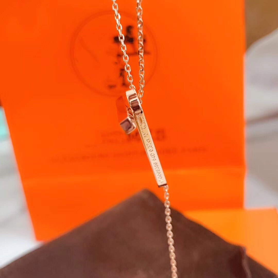 [Love's Uplift]HM NECKLACE PLATINUM ROSE GOLD DIAMOND