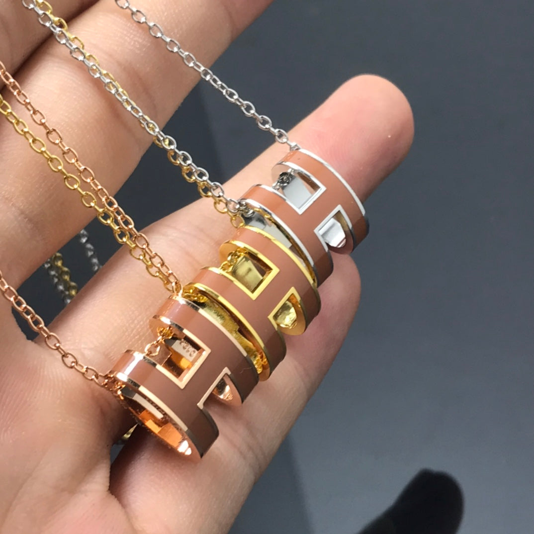 [Love's Uplift]H NECKLACE BROWN