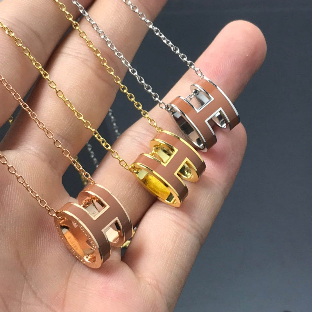 [Love's Uplift]H NECKLACE BROWN