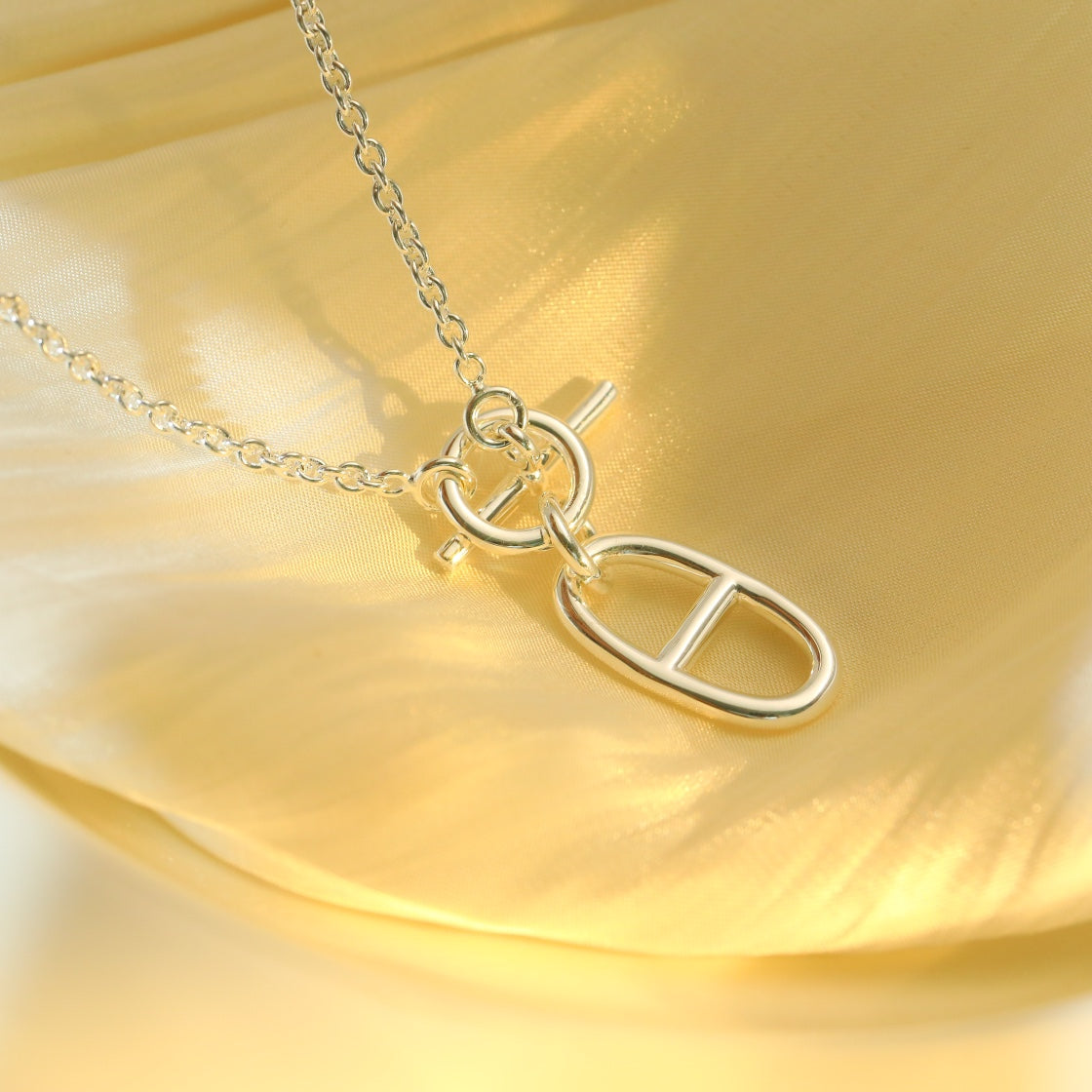 [Love's Uplift]HM CHAINE D'ANCRE PENDANT NECKLACE STERLING SILVER