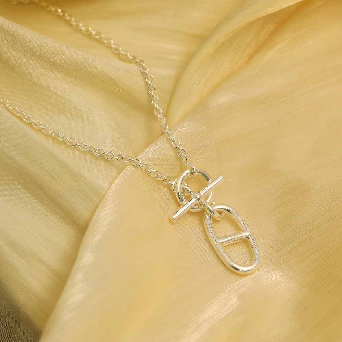 [Love's Uplift]HM CHAINE D'ANCRE PENDANT NECKLACE STERLING SILVER