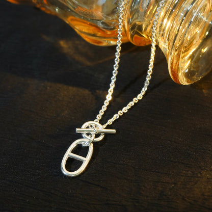 [Love's Uplift]HM CHAINE D'ANCRE PENDANT NECKLACE STERLING SILVER