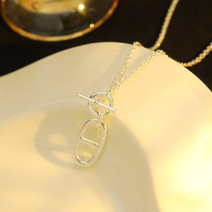 [Love's Uplift]HM CHAINE D'ANCRE PENDANT NECKLACE STERLING SILVER