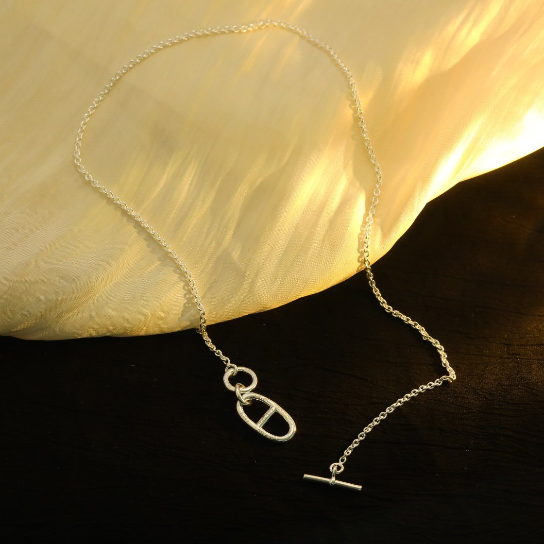 [Love's Uplift]HM CHAINE D'ANCRE PENDANT NECKLACE STERLING SILVER