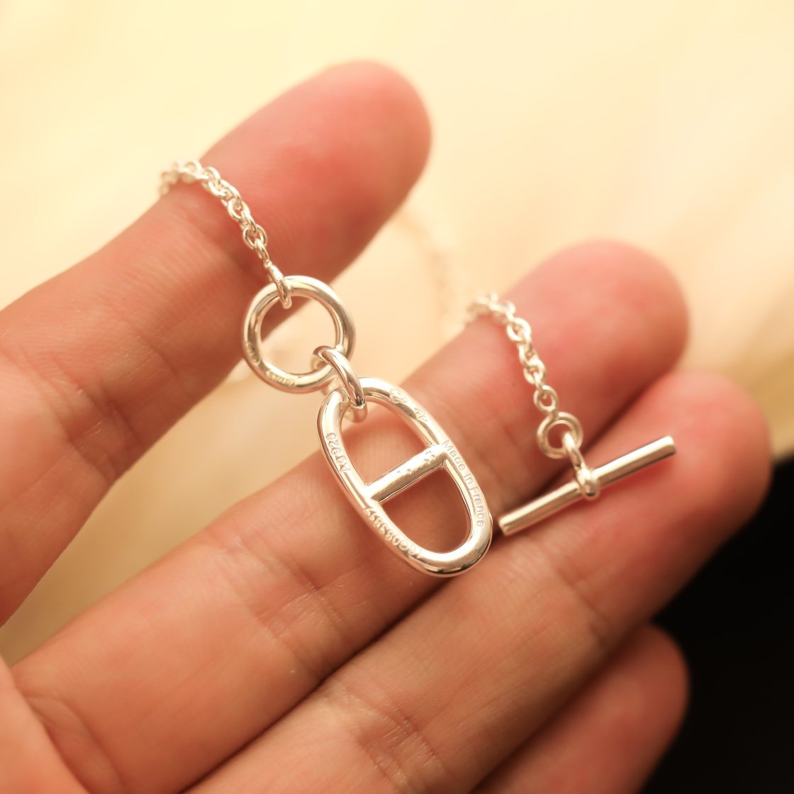[Love's Uplift]HM CHAINE D'ANCRE PENDANT NECKLACE STERLING SILVER
