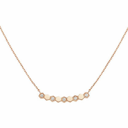 [Love's Uplift]BEE MY LOVE DIAMOND NECKLACE