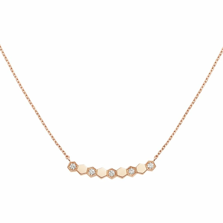 [Love's Uplift]BEE MY LOVE DIAMOND NECKLACE