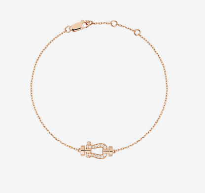 [Love's Uplift]FORCE 10 FULL DIAMOND BUCKLE CHAIN LINK MINI MODEL