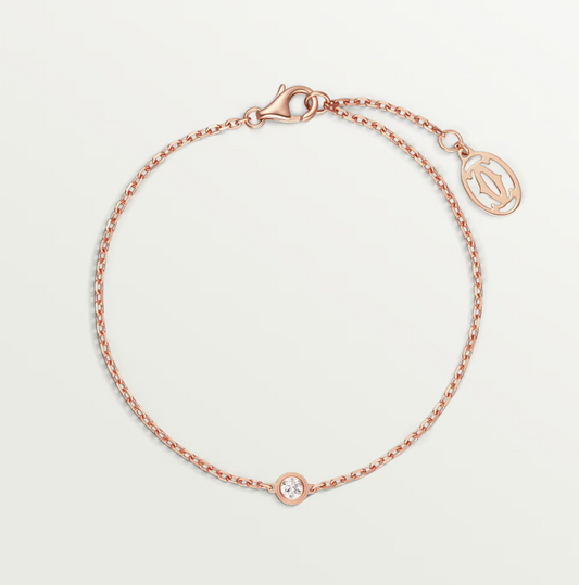 [Love's Uplift]DAMOUR DIAMOND LINK BRACELET
