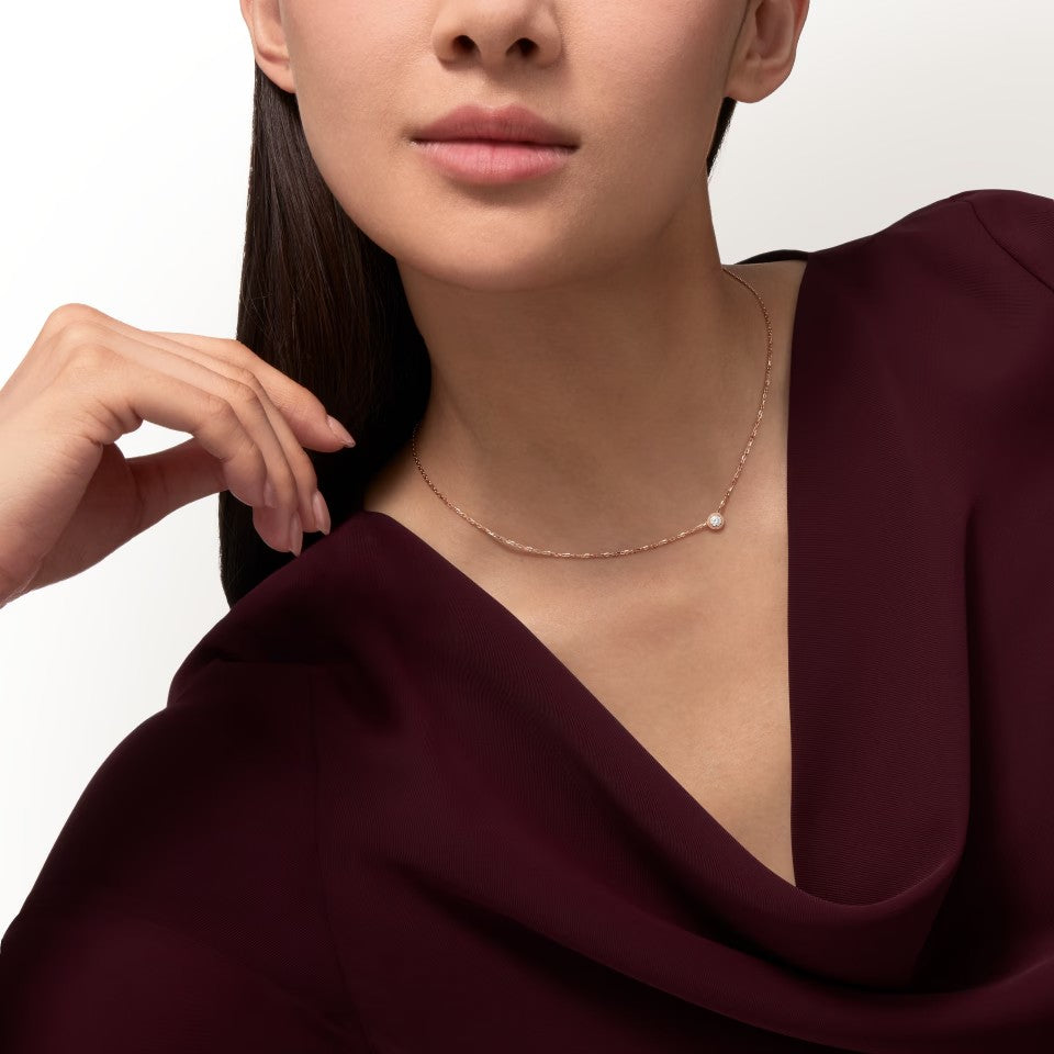 [Love's Uplift]DAMOUR DIAMOND NECKLACE