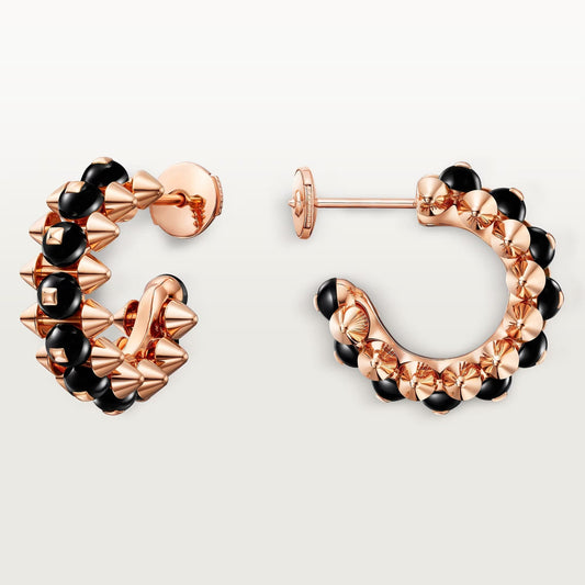 [Love's Uplift]CLASH 7.9MM AGATE CHALCEDONY EARRINGS