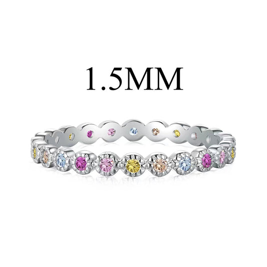 [Love's Uplift]Radiant Sparkling Round Cut Daily Ring