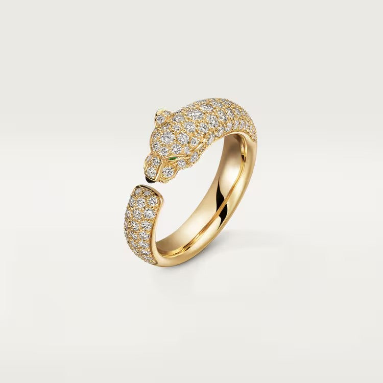 [Love's Uplift]PANTHERE FULL DIAMOND SMALL RING