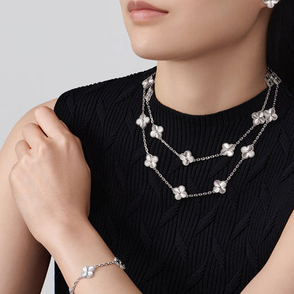 [Love's Uplift]CLOVER 20 MOTIFS DIAMOND SILVER