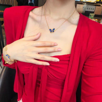 [Love's Uplift] 2026 NEW LUCKY BUTTERFLY 1 MOTIFS NECKLACE
